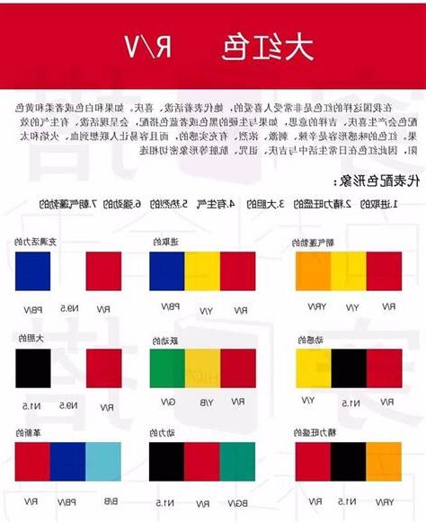 紅底配什麼顏色
