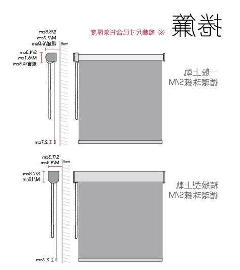 捲簾安裝方式