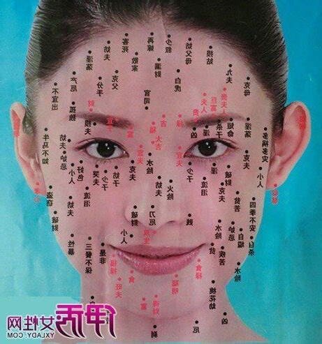 臉部痣圖
