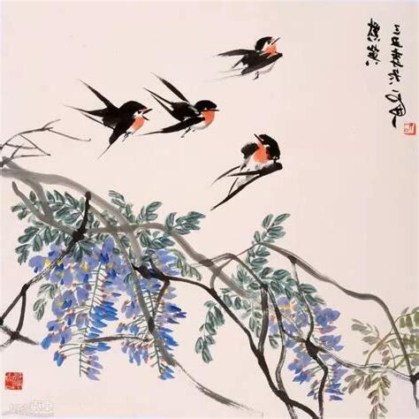 燕子畫法