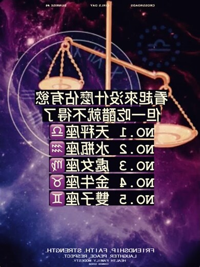 女女星座配對