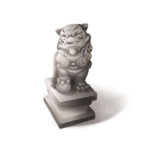 石獅子圖案