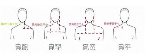 肩膀寬