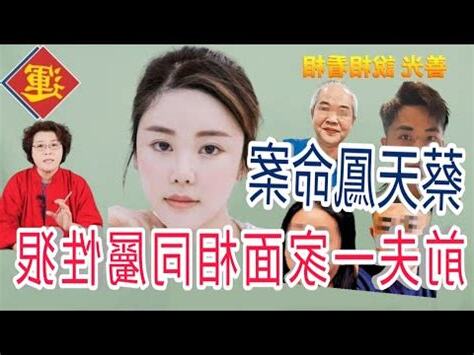 蔡天鳳八字