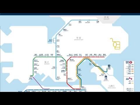 蓮塘地鐵站路線圖