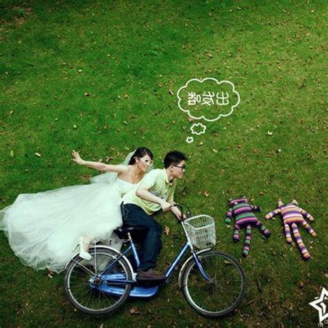 搞怪婚紗照