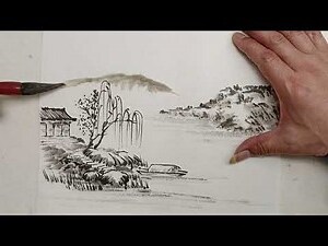 山水畫擺放