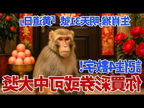 1980屬猴幸運數字