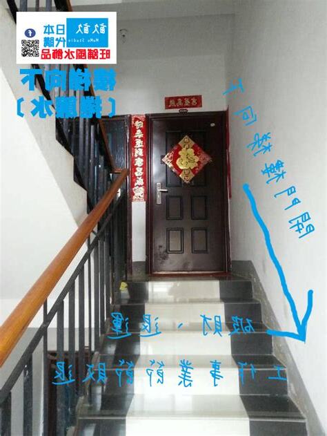 開門樓梯向下