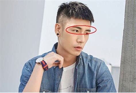 窄額頭髮型男