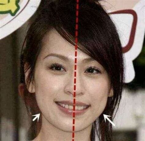 右臉