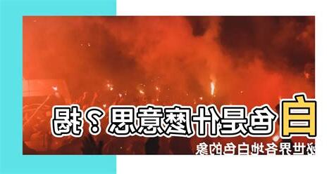 白色代表什麼