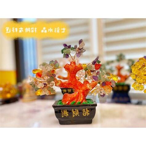 辦公桌水晶樹擺放
