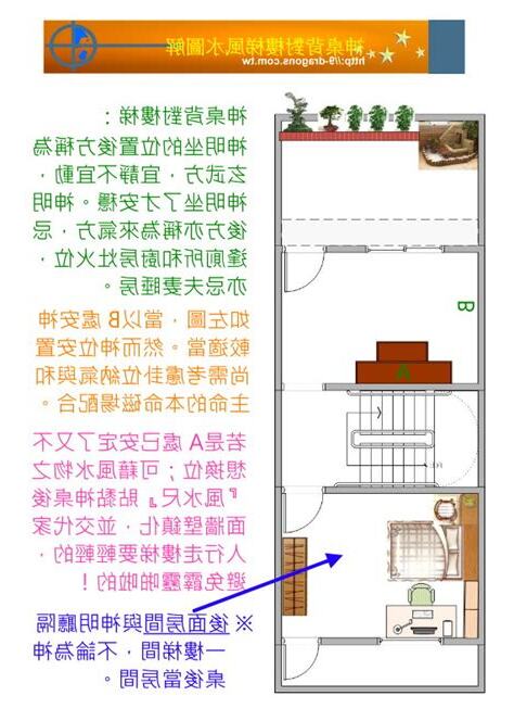 神明廳後面樓梯化解