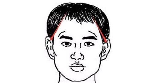頭尖面相