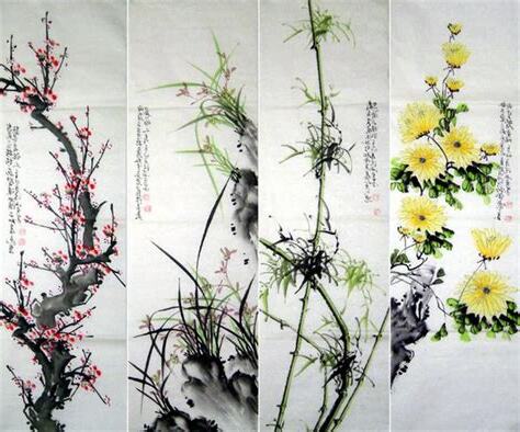 梅蘭菊竹象徵