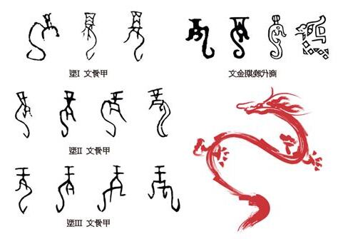 象形龍字
