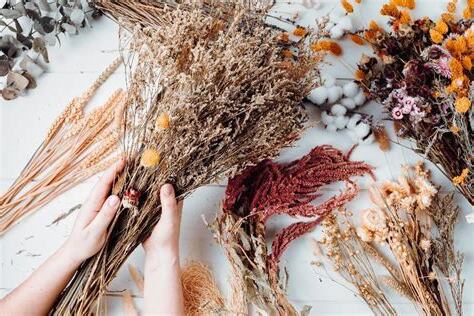 乾燥花擺放位置