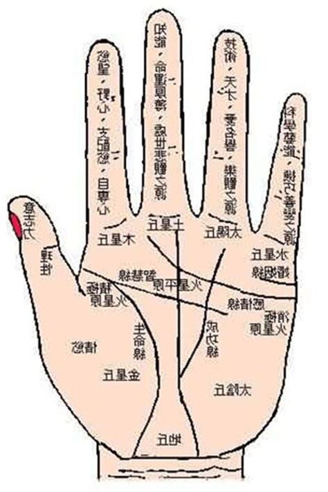 手痣相