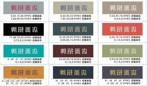 招牌顏色搭配