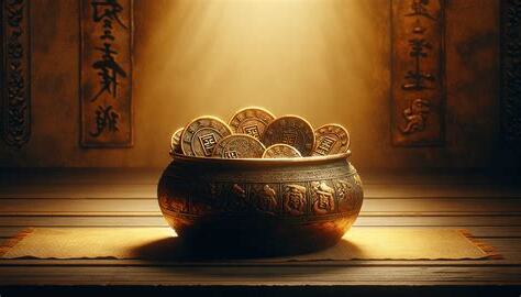 聚寶盆五帝錢順序