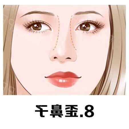 朝天鼻面相女