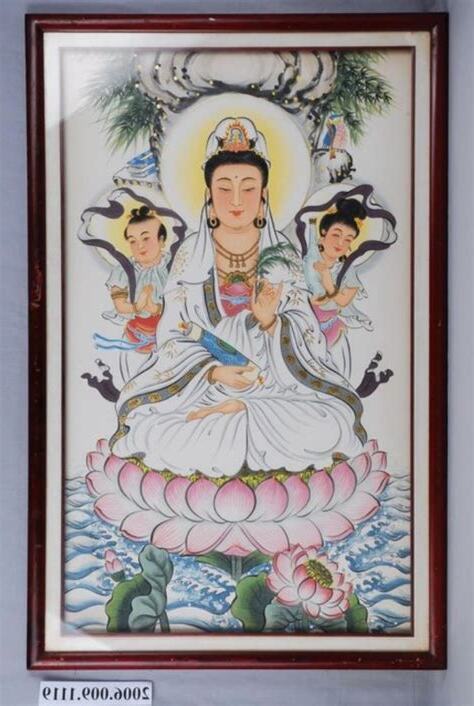 觀音畫像擺放