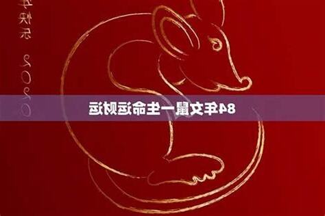 84年属什么