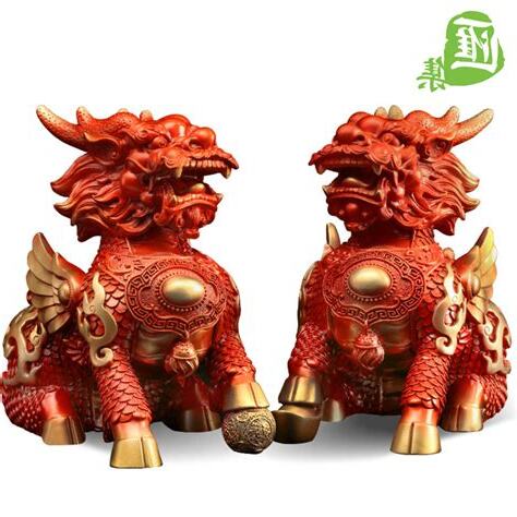 麒麟一對