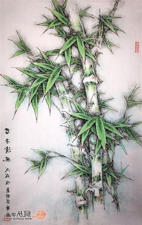 竹子畫