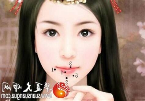 下唇痣
