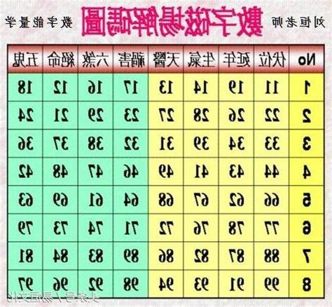 生命密碼數字解說