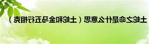 土蛇之命