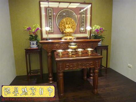 擺放觀音神台擺設