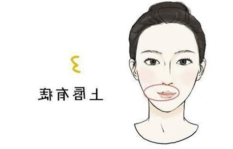 上唇有墨