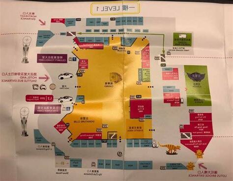 新濠影匯平面圖