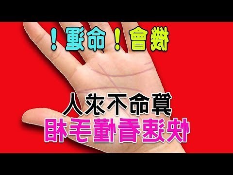 大拇指有幾條節紋