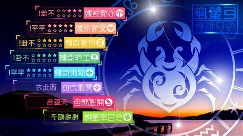 今日星座運勢