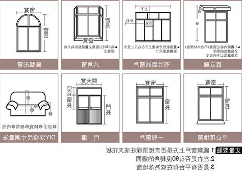 窗戶標準尺寸
