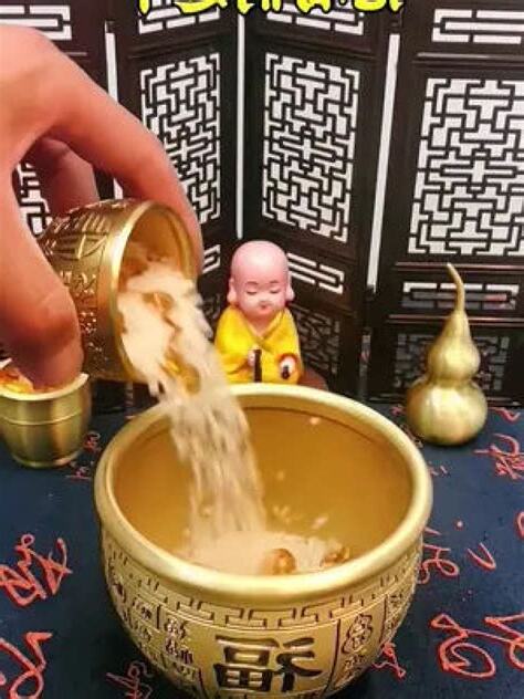 黄铜米缸怎么摆