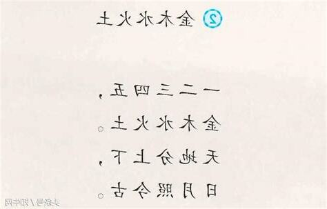 金木水火土測試