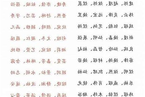 五行屬水的字女
