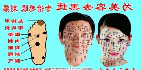 右小腿有痣女