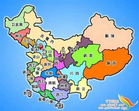 中國大陸省份地圖