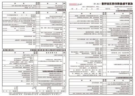 不動產現況說明書
