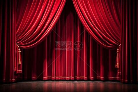 红色窗帘