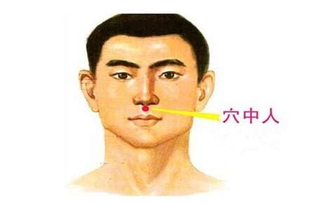 按人中意思