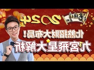 2024年九宮飛星圖+風水擺位