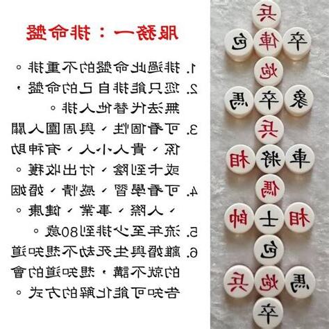 象棋命盤