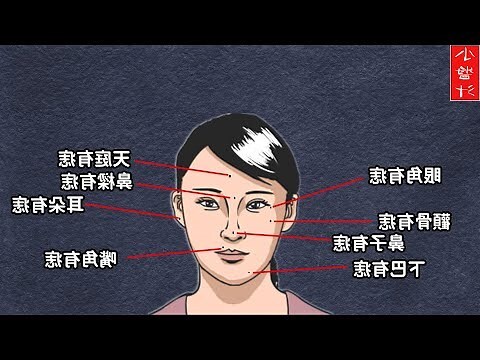 男人臉上有痣